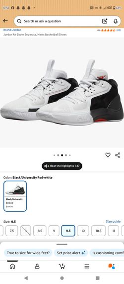 Size 9.5 Jordans