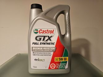 Castrol GTX 5w30 full synthetic motor oil