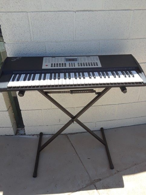 61 Key First Act Piano Keyboard with Stand #7