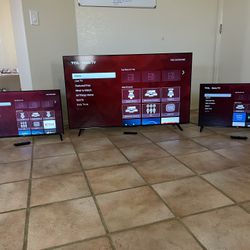 TCL Roku TV’s (One - 48” Two - 28”)