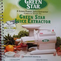 green star juice extractor .para extraer el jugo de verduras
