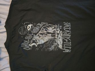 Large embroidered reason tee