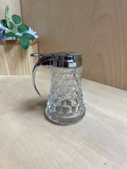 Fostoria Crystal American Drip-Cut Syrup