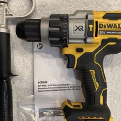 Brand New Dewalt 20v Xr Brushless 3-Speed Hammer Drill Power Detect Tool Only $100 FIRM ON PRICE 