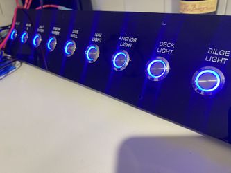 Custom Boat Switch And GPS Panels