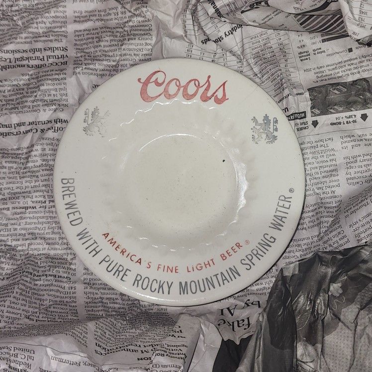 Coors Ashtray.