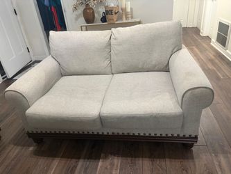 Beige 2PC sofa