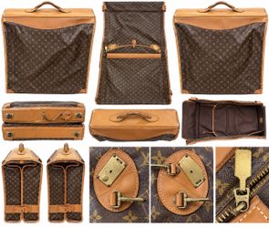 1970's vintage Louis Vuitton Monogram garment/suit carrier