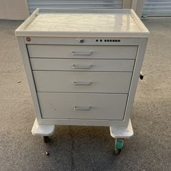 Used In Great Condition - Waterloo Healthcare Medication Cart/ IV Cart. 