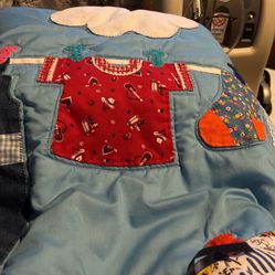 Another Crib Blank For Crib Bed Blue With Design In It For 4.00 Onesale