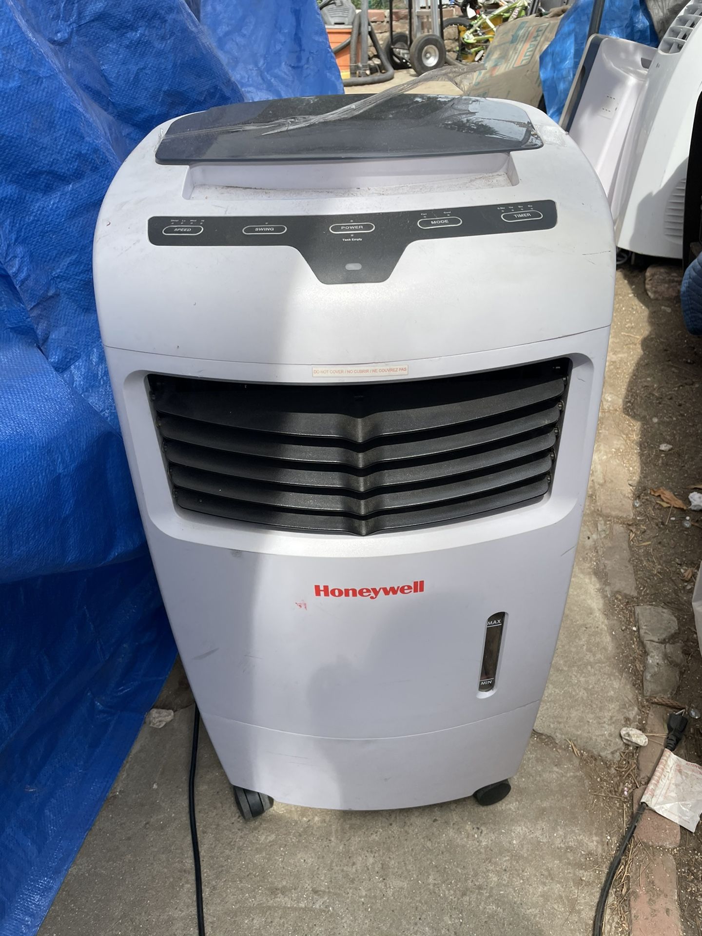 Honeywell Water Cooler 500 CFM Speed Portable Evaporative