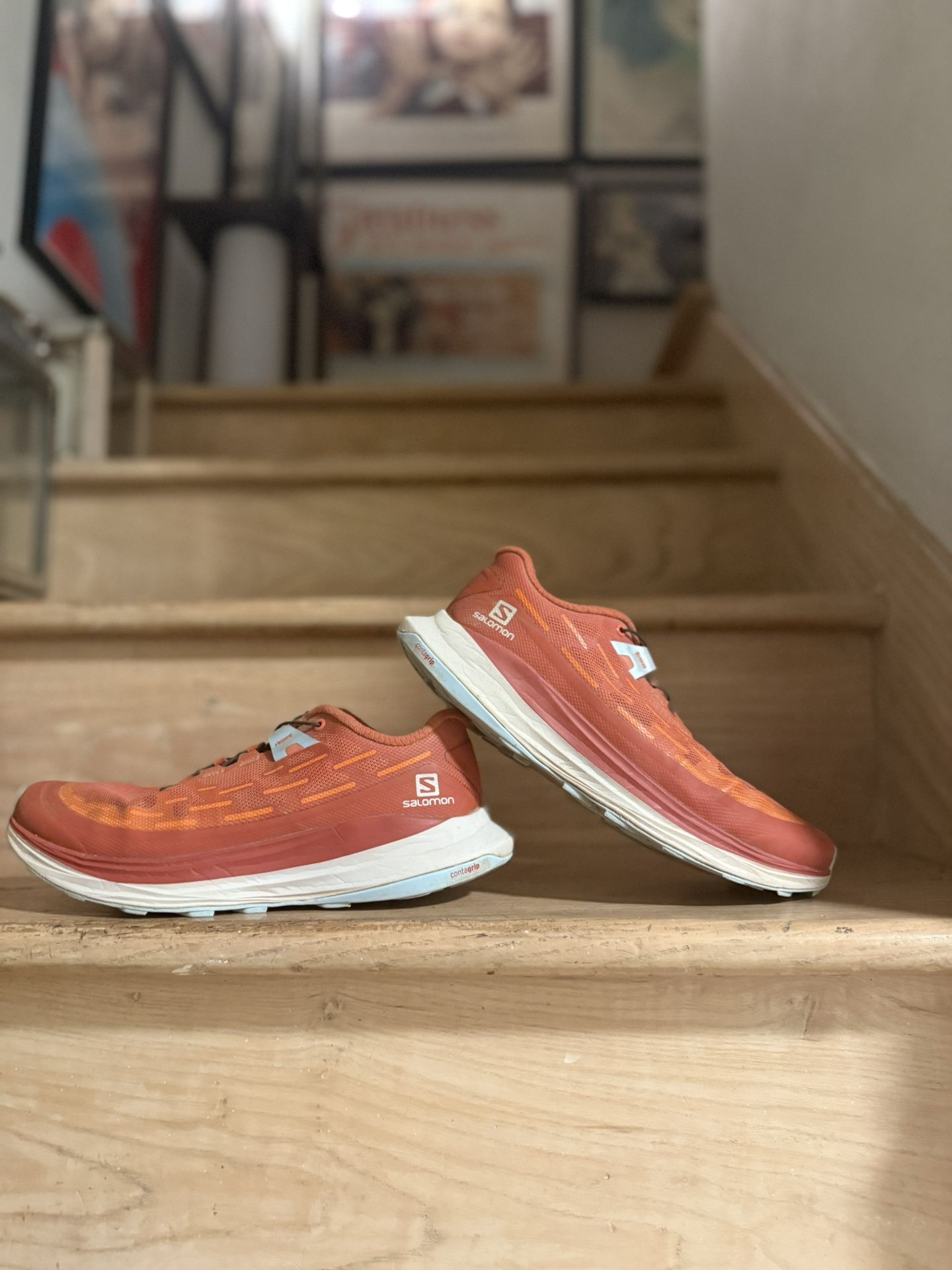 Save $87 - Salomon UltraGlide Trail Running & Hiking Shoes, Orange, Women’s 6US