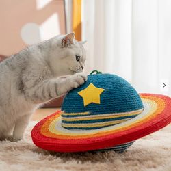 Cute Planet Cat Scratching Post