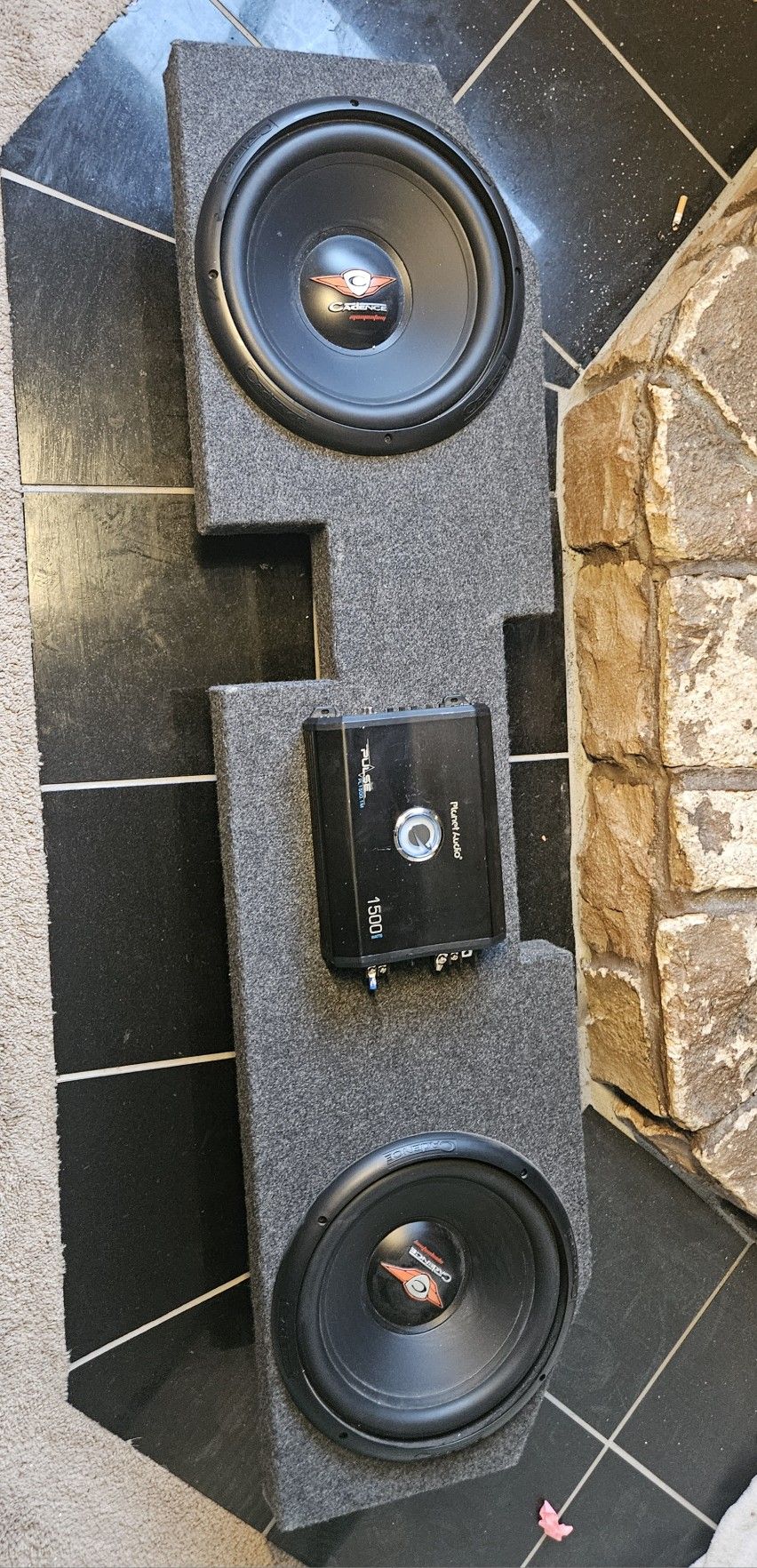 12" Speaker System With Amp