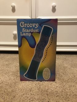 Purple Groovy Stardust Lamp