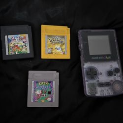Game boy And 3 Games 