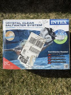 BRAND NEW UNOPENED BOX - INTEX KRYSTAL CLEAR SALTWATER SYSTEM - MODEL CG28661