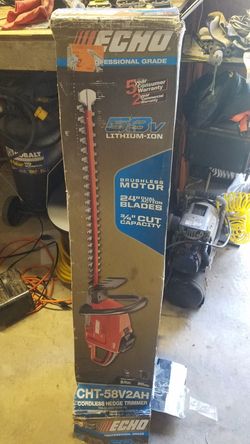 Echo 58v trimmer and hedge trimmer