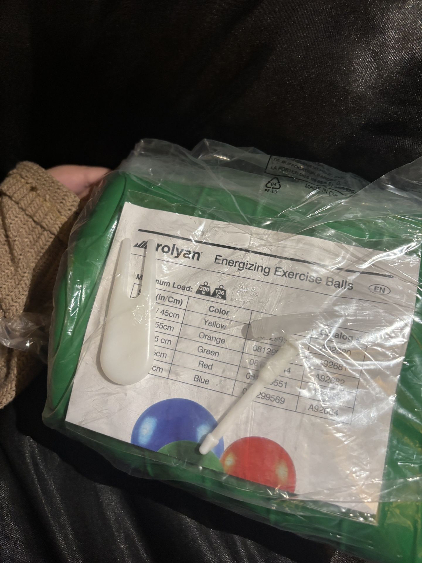 Rolyan Energizing Exercise Ball 