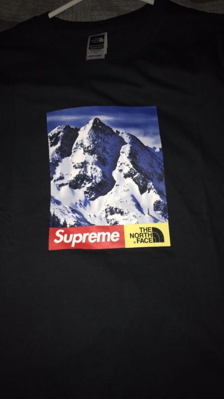 Supreme north face t shirt