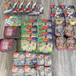 Huge Sealed Pokémon TCG Lot – Booster Bundles, Tins, Blisters & Boxes (Resell or Rip!