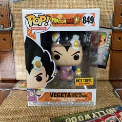 Funko Pop Vegeta Cooking With Apron Hot Topic Exclusive #849