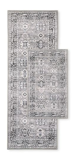 Member’s Mark Everwash Washable 2-Piece Runner and Accent Rug Set 