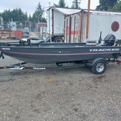 2018 Tracker marine, bass pro shop Laker guide boat/trailer package