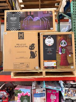 5FT Tall Pre-Lit Halloween Decorations All Brand New in Box $39