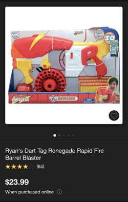 Ryan’s Dart Tag Renegade Rapid Fire Barrel Blaster