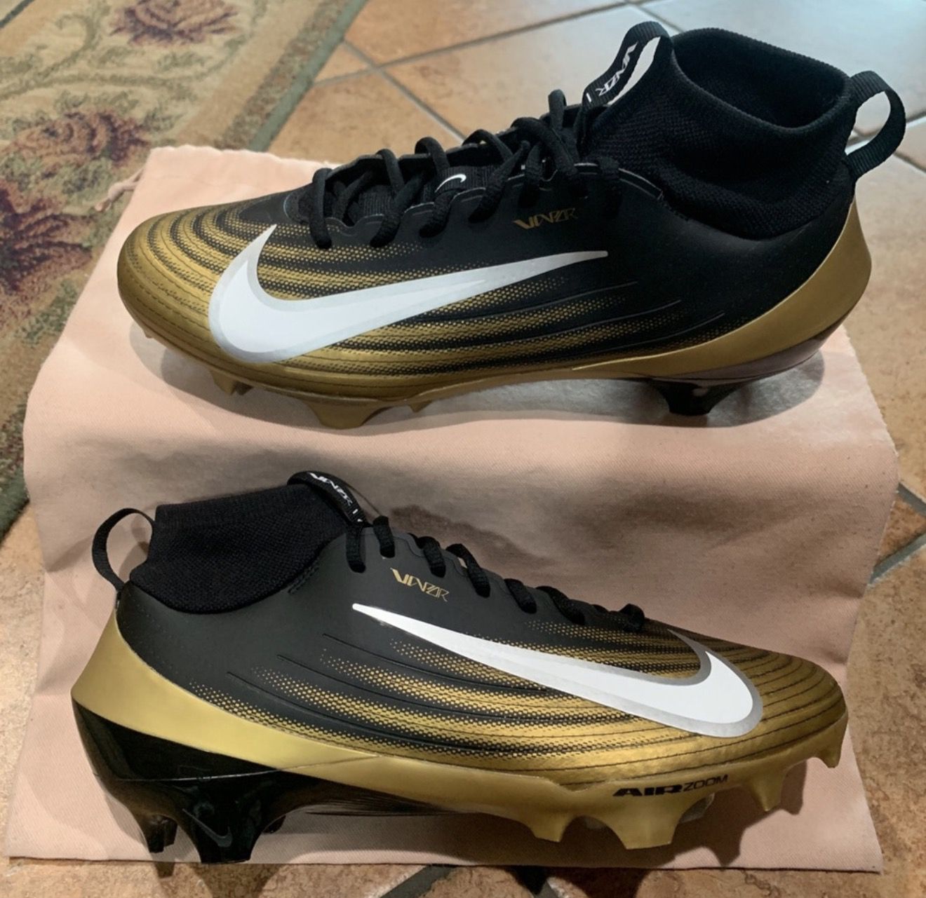 Nike Vapor Pro 1 Premium Football Cleats “Mid” Nike Zoom Vapor 1 Premium “Mid” Football Cleats (Sizes  main image 2