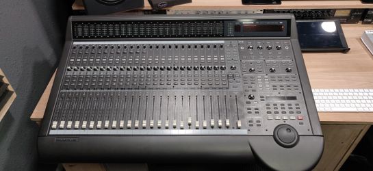 Mackie D8B Digital Mixer v5.1 and Omnirax Synergy Workstation