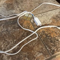 8 Total White/ Brown Extension Cords