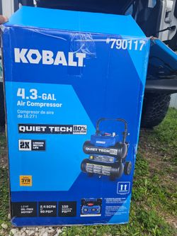 Kobalt 4.3-Gallon Quiet Tech Air Compressor