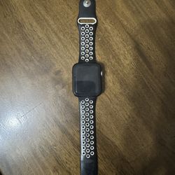 Apple watch series 3 with privacy screen protector 