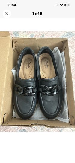 Clark’s platform loafers