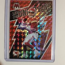 Patrick Mahomes 2 Thunder Lane Red Prizm