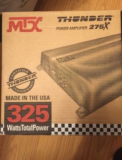 MTX Thunder 275X amplifier Used $75
