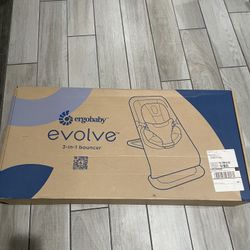 Brand new 3 in 1 ergobaby bouncer evolve midnight blue  Brand new. We opened it to use for our baby but ended up not using it. Comes with everything a