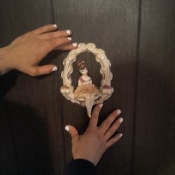Porcelain Wall pin Up Doll