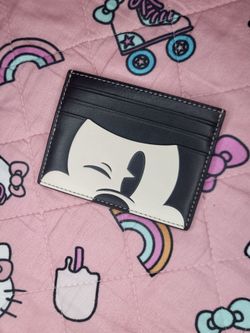 Coach x Disney Micky Mouse Mens Id holder wallet