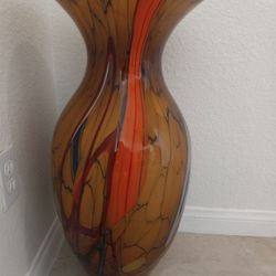 Big Glass Vase Great Condition 