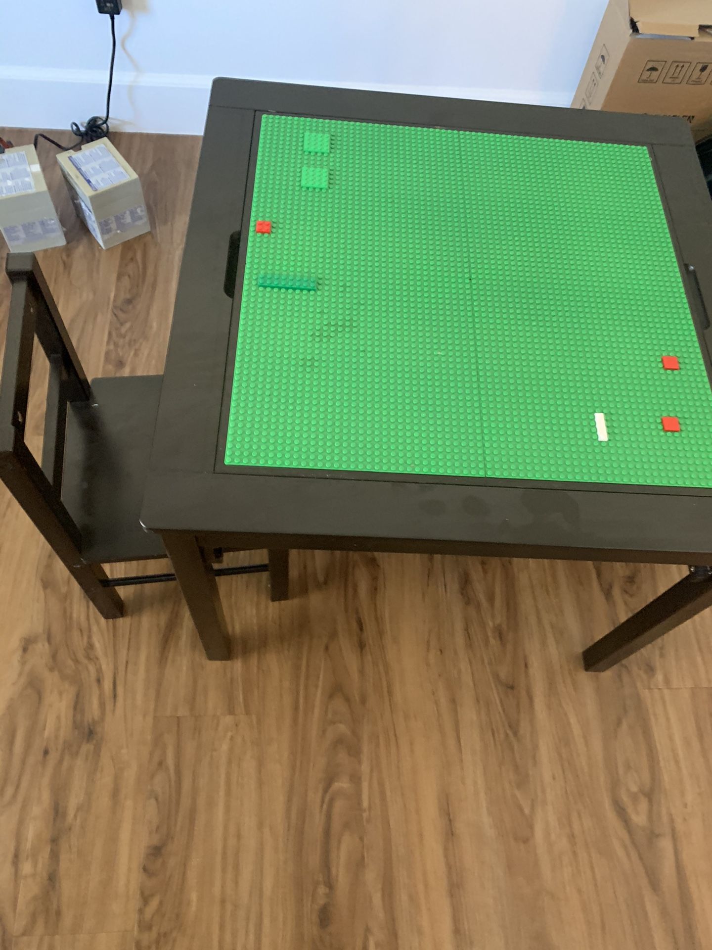 Kids LEGO table and two chairs
