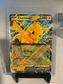 Pikachu ex Pokémon Card 028/131 Holo