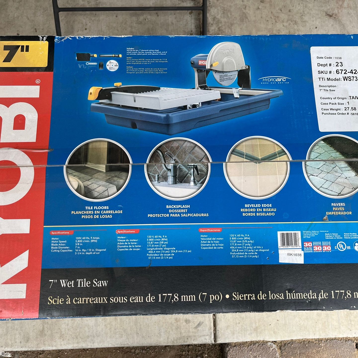 Ryobi ws730 2024