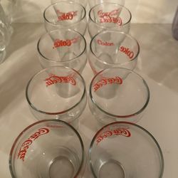 Coke Glasses - Set Of 10