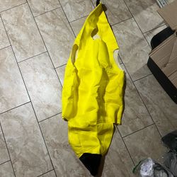 Yellow Banana Costume Suit