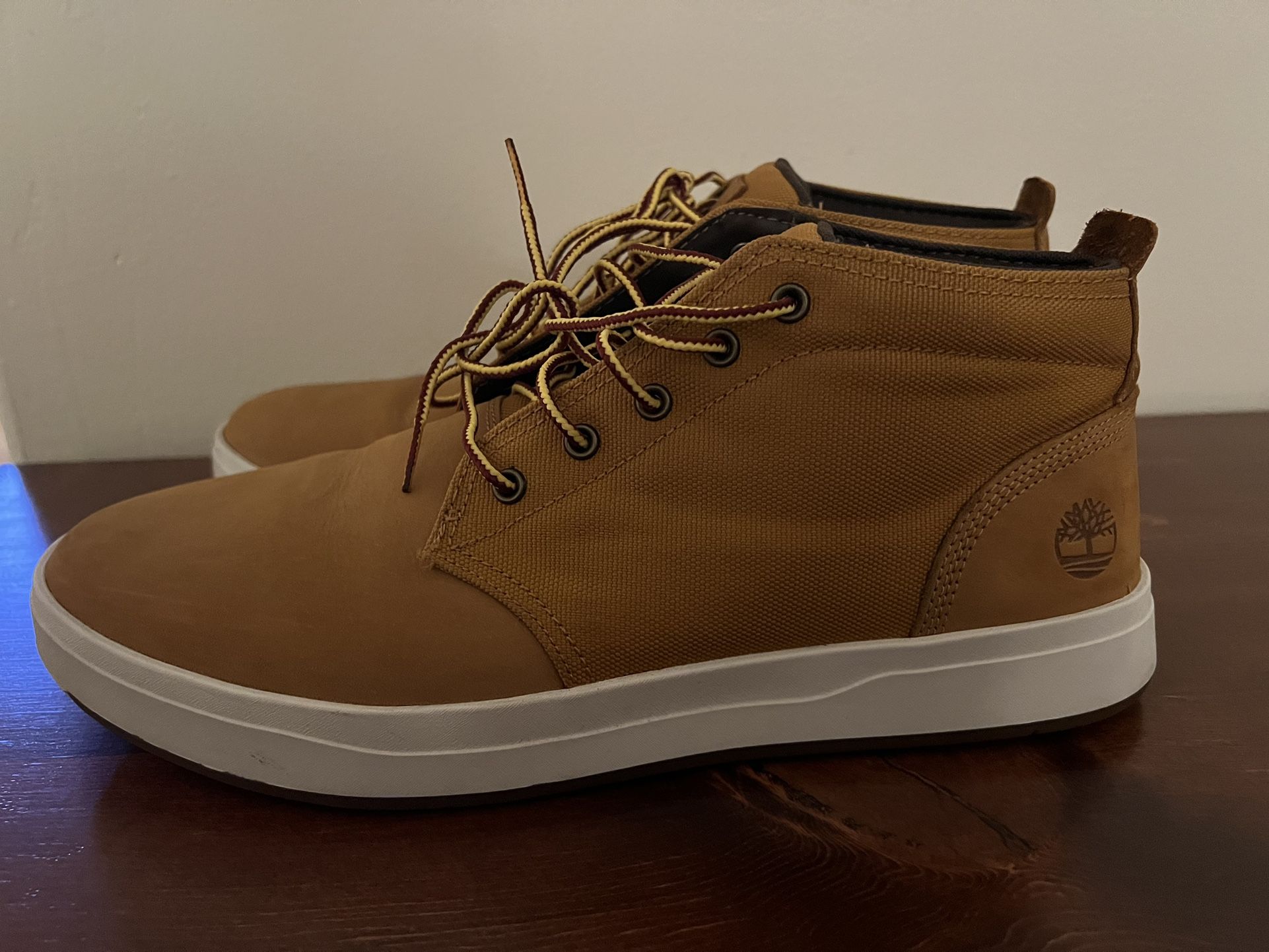 Timberland Davis Square  Leather Chukka Wheat Nubuck men\'s size 11 Men main image 3