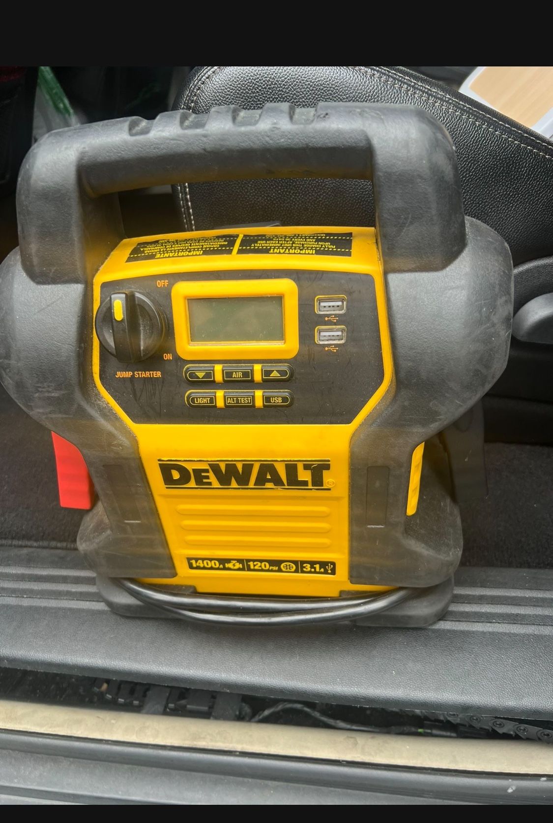 Dewalt Jump Starter & Compressor