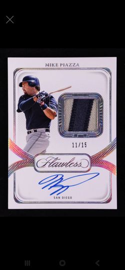 Mike Piazza sign number card